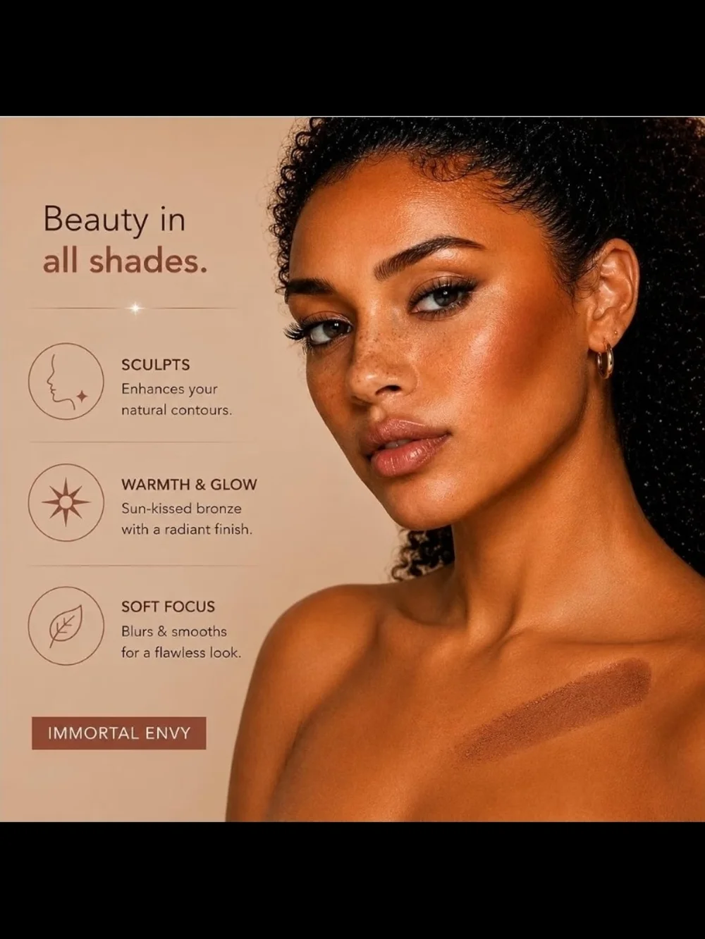 Immortal Envy - Satin Sovereign Bronzer - Defiance Beauty BNIB